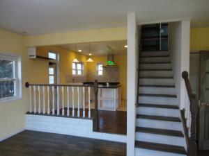 オシャレなダイニングキッチンはスキップフロアです。